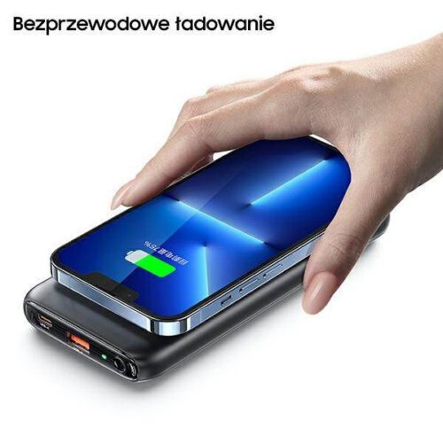 USAMS Powerbank PB62 10000mAh 20W QC3.0+PD mágneses vezeték nélküli gyorstöltés fekete 10KCD17101 (US-CD171) - Image 2