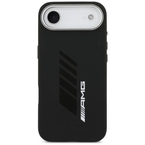 AMG szilikon túlméretezett Rhombs MagSafe tok iPhone Airhez Fekete - Image 2