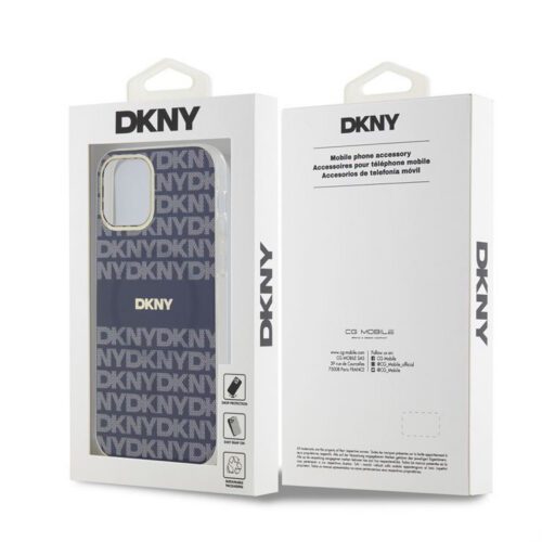 Apple iPhone 12/12 Pro DKNY DKHMP12MHRHSEB MagSafe Hátlap - Kék - Image 2