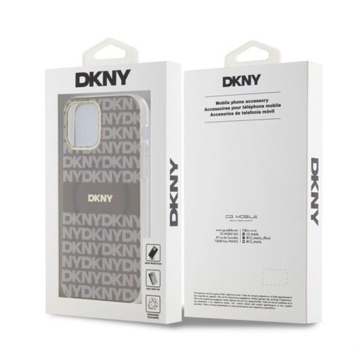 Apple iPhone 12/12 Pro DKNY DKHMP12MHRHSEE MagSafe Hátlap - Bézs - Image 2