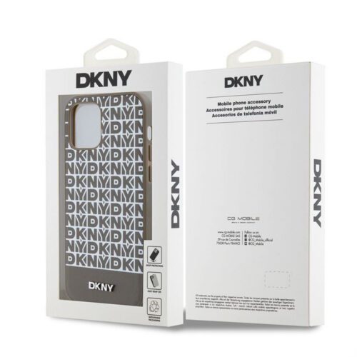 Apple iPhone 12/12 Pro DKNY DKHMP12MPSOSPW MagSafe Hátlap - Barna - Image 2