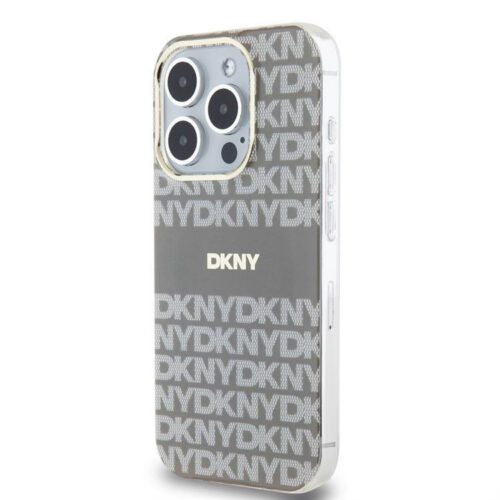 Apple iPhone 13 Pro Max DKNY DKHMP13XHRHSEE MagSafe Hátlap - Bézs