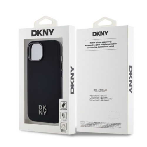 Apple iPhone 14 DKNY DKHMP15SPSMCSLK MagSafe Hátlap - Fekete - Image 2
