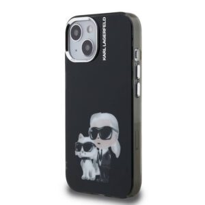 Apple iPhone 15 KARL LAGERFELD KLHMP15SHMKCAQK IML Hátlap - Fekete