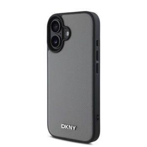 Apple iPhone 16 DKNY DKHMP15SPGHLMS MagSafe Hátlap - Szürke
