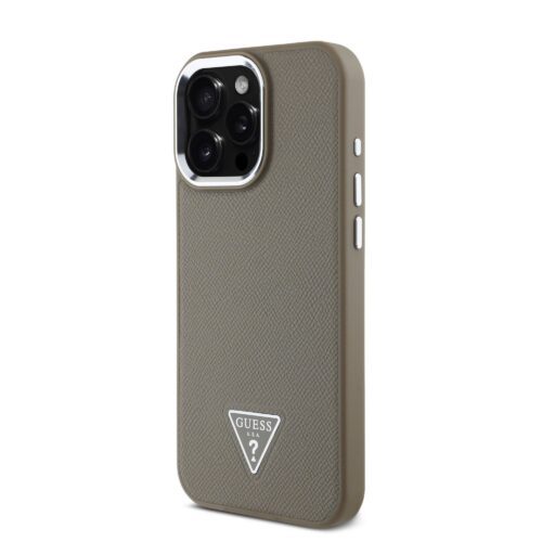 Apple iPhone 16 Pro GUESS GUHMP16LPGTSPSW MagSafe Hátlap - Barna