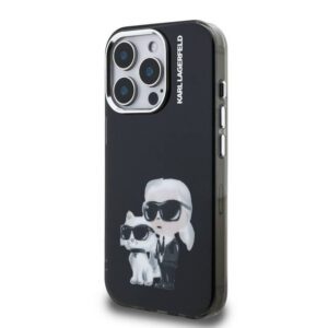 Apple iPhone 16 Pro Max KARL LAGERFELD KLHMP16XHMKCAQK IML Hátlap - Fekete