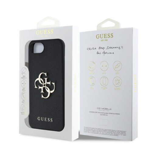 Apple iPhone 16e GUESS GUHCPSE4PGT4MBK Hátlap - Fekete - Image 2