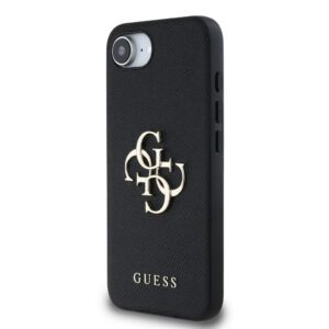 Apple iPhone 16e GUESS GUHCPSE4PGT4MBK Hátlap - Fekete