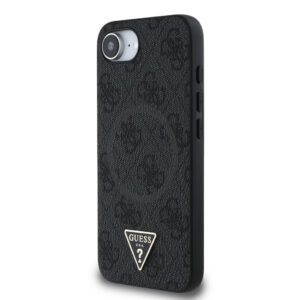 Apple iPhone 16e GUESS GUHMPSE4P4TDPK MagSafe Hátlap - Fekete