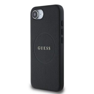 Apple iPhone 16e GUESS GUHMPSE4PGHSMMK MagSafe Hátlap - Fekete
