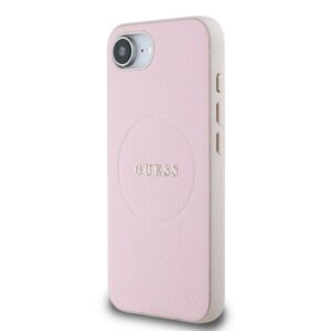 Apple iPhone 16e GUESS GUHMPSE4PGHSMMP MagSafe Hátlap - Rózsaszín