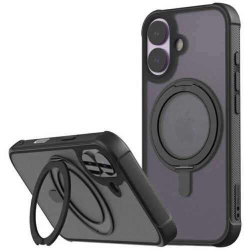 Araree Duple M Stand MagSafe tok iPhone 17 Fekete