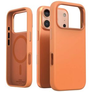 Araree Typo Skin M MagSafe tok iPhone 17 Pro narancssárga színhez
