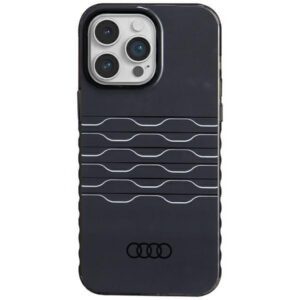 Audi AU-IMLMIP14PM-A6/D3-BK IML MagSafe-kompatibilis keménytok iPhone 14 Pro Max - fekete