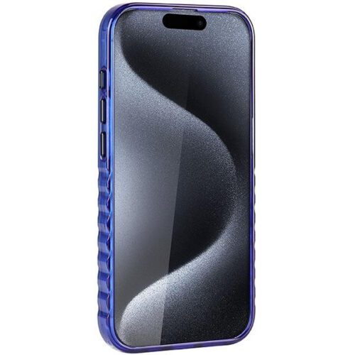 Audi AU-IMLMIP15P-A6/D3-BE IML MagSafe-kompatibilis keménytok iPhone 15 Pro - tengerészkék - Image 2