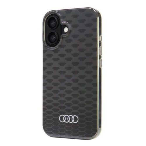 Audi AU-IMLMIP16-Q5/D3-BK IML Stitching Pattern MagSafe keménytok iPhone 16 - fekete - Image 2