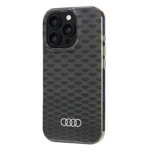 Audi AU-IMLMIP16P-Q5/D3-BK IML Stitching Pattern MagSafe tok iPhone 16 Pro - fekete - Image 2