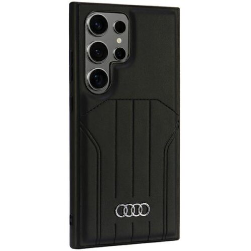 Audi AU-TPUPCMS24U-Q5/D1-BK műbőr MagSafe-kompatibilis keménytok Samsung Galaxy S24 Ultra - fekete - Image 2