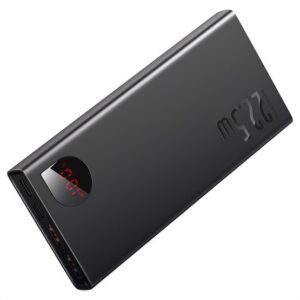 BASEUS ADAMAN METAL vésztöltő 2 USB aljzat / Type-C aljzat (10000 mAh