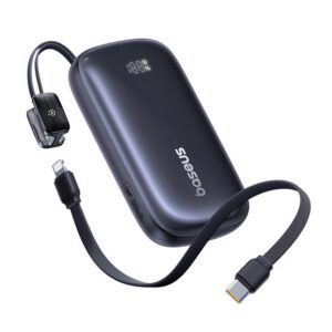 BASEUS vésztöltő Type-C+lightning+USB aljzat (10000mAh