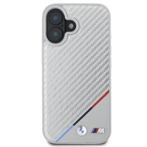 BMW BMHMP16S23PUDTS M Carbon Tricolor Line MagSafe tok iPhone 16 - szürke - Image 2