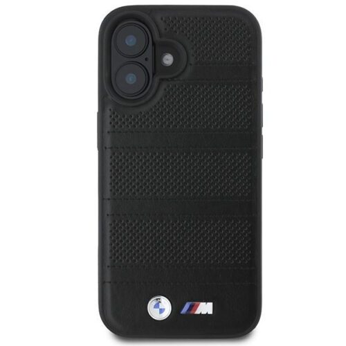 BMW BMHMP16S23PUSPK M Perforated And Stitched Line MagSafe tok iPhone 16 - fekete - Image 2