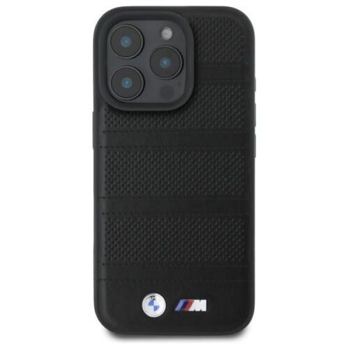 BMW BMHMP16X23PUSPK M Perforated And Stitched Line MagSafe tok iPhone 16 Pro Max - fekete - Image 2