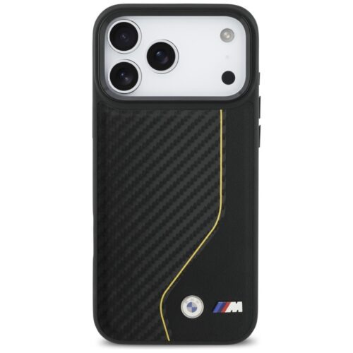 BMW M Carbon Line & Logo MagSafe tok iPhone 17 Pro Max készülékhez sárga - Image 2