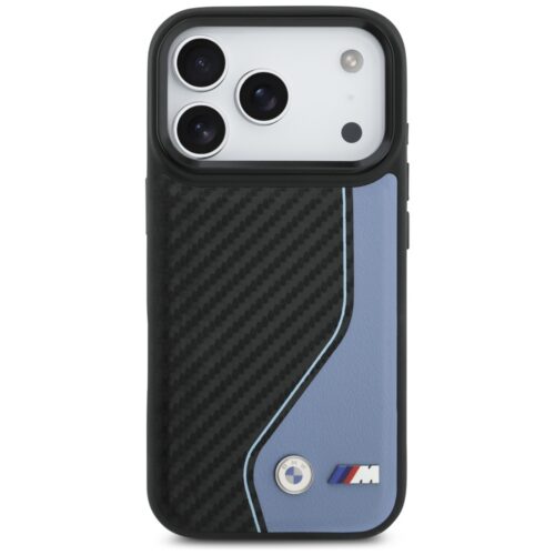 BMW M Carbon Logo MagSafe tok iPhone 17 Pro készülékhez kék - Image 2