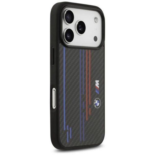 BMW M Kevlar Lines & Logo MagSafe tok BMW M Kevlar Lines & Logo MagSafe iPhone 17 Pro-hoz fekete - Image 2