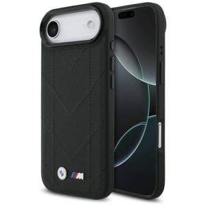 BMW M steppelt logóval ellátott tok MagSafe iPhone 17 Air készülékhez fekete