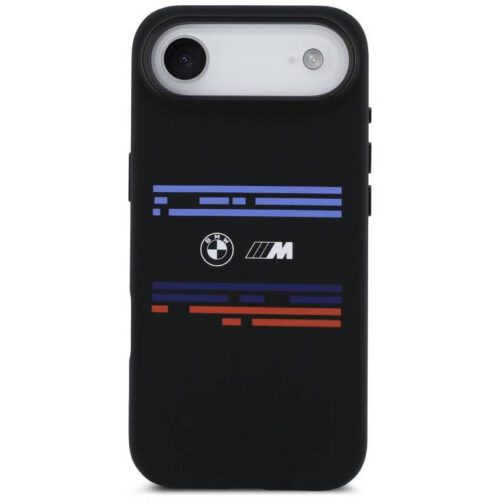 BMW M szilikon vízszintes vonalú MagSafe tok iPhone Air készülékhez Fekete - Image 2