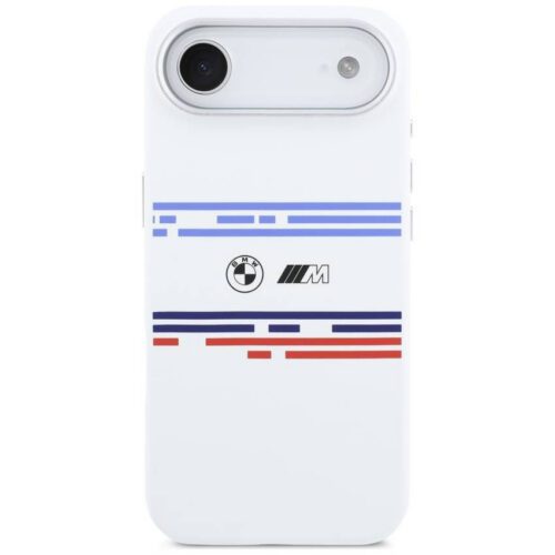BMW M szilikon vízszintes vonalú MagSafe tok iPhone Airhez Fehér - Image 2