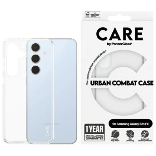 CARE by PanzerGlass Urban Combat MagSafe-kompatibilis tok Samsung Galaxy S24 FE - átlátszó