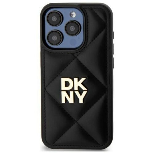 DKNY DKHCP15LPQDSLK Quilted Stack Logo tok iPhone 15 Pro - fekete - Image 2