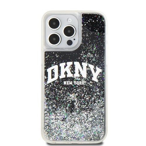 DKNY DKHCP15XLBNAEK Liquid Glitter Big Logo tok iPhone 15 Pro Max - fekete - Image 2