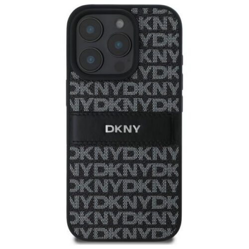 DKNY DKHCP16LPRTHSLK Texture Pattern Tonal Stripe keménytok iPhone 16 Pro - fekete - Image 2