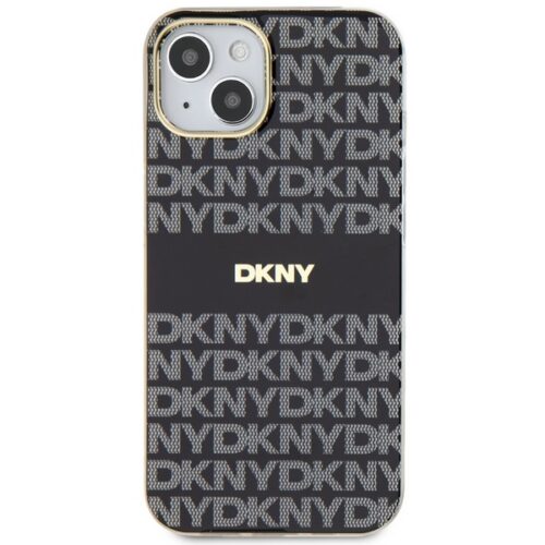 DKNY DKHMP14SHRHSEK IML Mono & Stripe MagSafe-kompatibilis tok iPhone 14 - fekete - Image 2