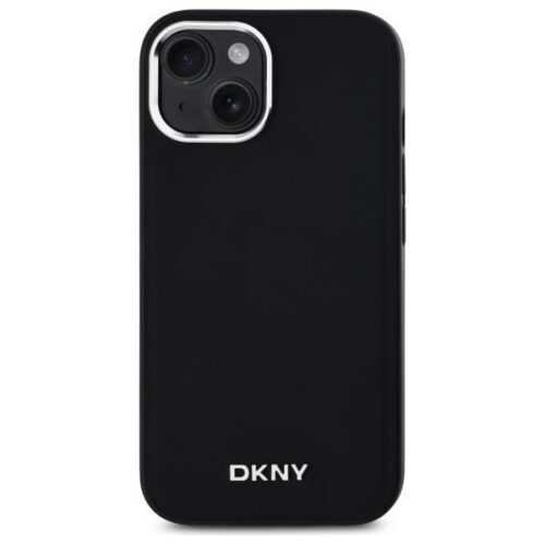 DKNY DKHMP14SPSCMCLK Plain Logo MagSafe-kompatibilis keménytok iPhone 14 - fekete - Image 2