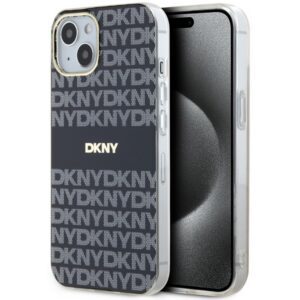DKNY DKHMP15MHRHSEK IML Mono & Stripe MagSafe-kompatibilis tok iPhone 15 Plus - fekete