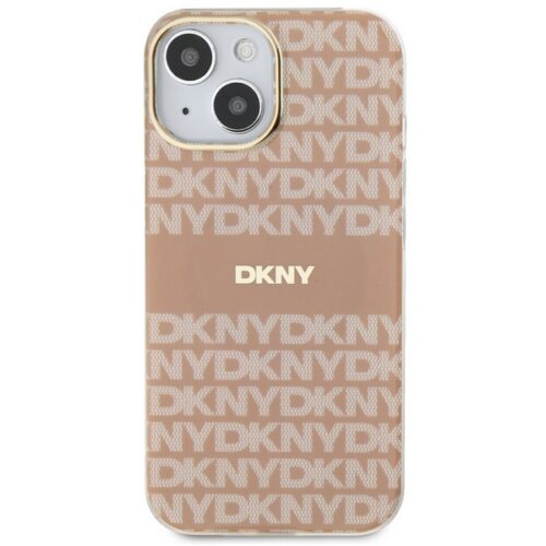 DKNY DKHMP15MHRHSEP IML Mono & Stripe MagSafe-kompatibilis tok iPhone 15 Plus - rózsaszín - Image 2