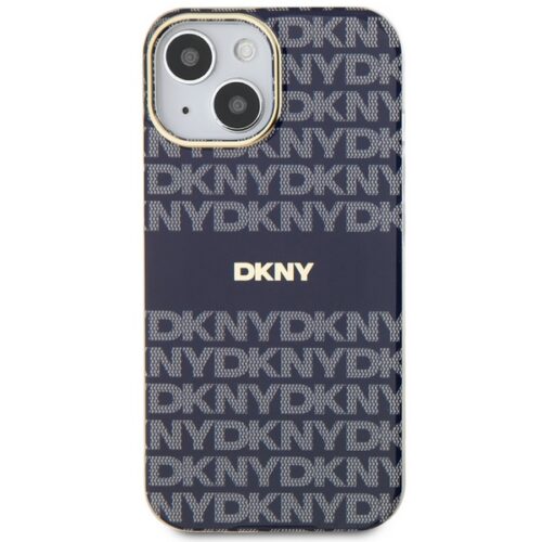 DKNY DKHMP15SHRHSEB IML Mono & Stripe MagSafe-kompatibilis tok iPhone 15 - kék - Image 2