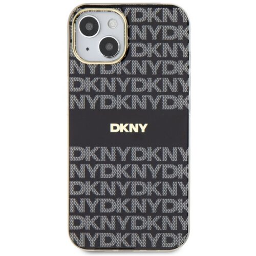 DKNY DKHMP15SHRHSEK IML Mono & Stripe MagSafe-kompatibilis tok iPhone 15 - fekete - Image 2