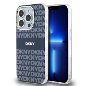 DKNY DKHMP15XHRHSEB IML Mono & Stripe MagSafe-kompatibilis tok iPhone 15 Pro Max - kék