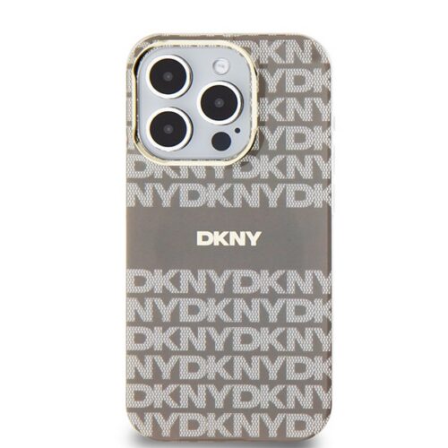 DKNY DKHMP15XHRHSEE IML Mono & Stripe MagSafe-kompatibilis tok iPhone 15 Pro Max - bézs - Image 2