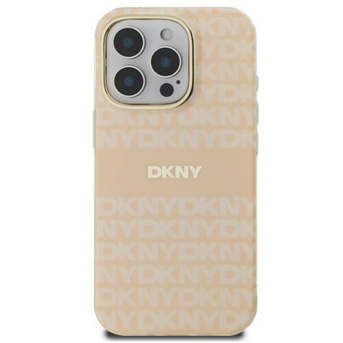 DKNY DKHMP16LHRHSEP Repeat texture patern & Stripe MagSafe keménytok iPhone 16 Pro - rózsaszín - Image 2