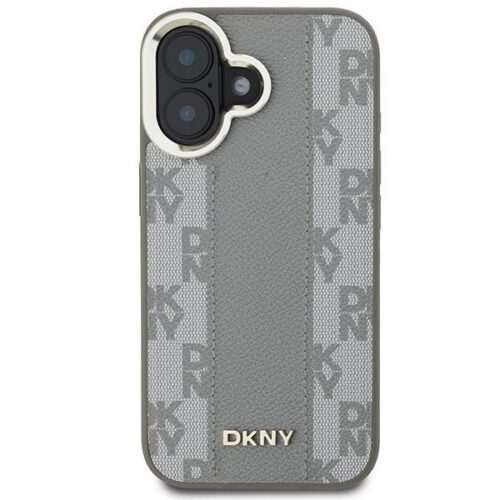 DKNY DKHMP16SPCPVSLE Checkered Pattern Magsafe keménytok iPhone 16 - bézs - Image 2