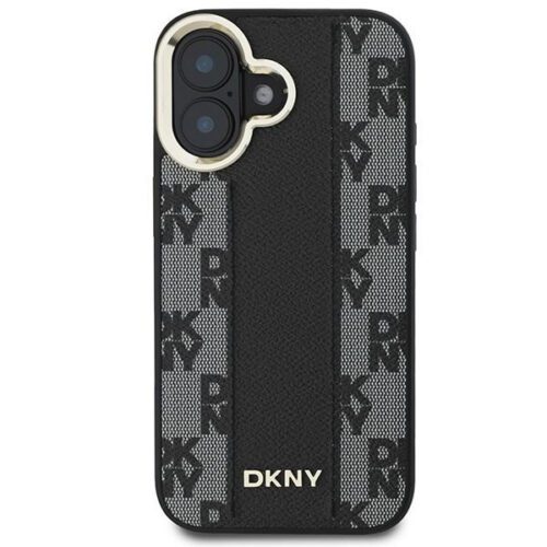 DKNY DKHMP16SPCPVSLK Checkered Pattern Magsafe keménytok iPhone 16 - fekete - Image 2