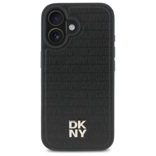 DKNY DKHMP16SPSHRPSK Repeat Pattern Stack Logo MagSafe-kompatibilis keménytok iPhone 16 - fekete - Image 2
